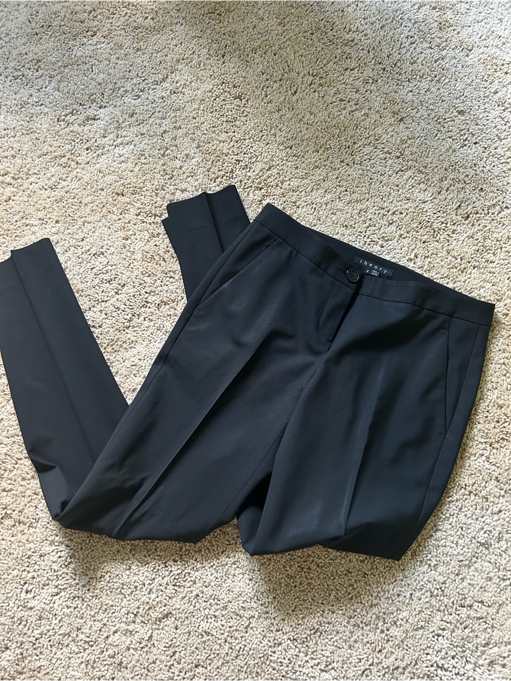 Theory Black Cropped Dress Pants NEVER WORN